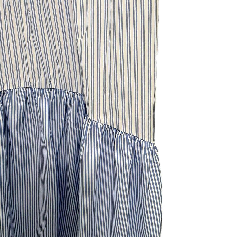 Maison Tara Blue and White Striped Maxi Dress - Picture 6 of 15
